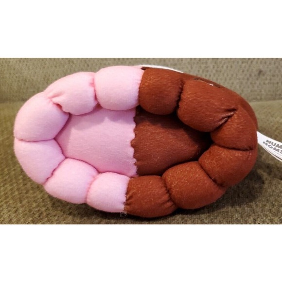 6.5" Num Noms Pink Brown White Ice Cream Waffle Ears Toy Factory Stuffed Toy - Picture 6 of 12